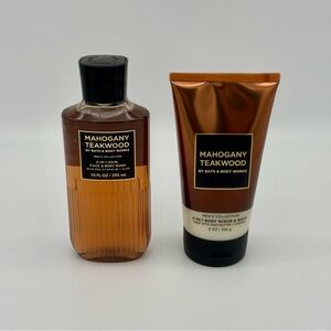 Bath & Body Works Mahogany Teakwood Men’s Body Care Gift Set NWT